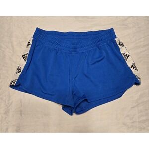 Adidas Womens Aeroready Lined Running Shorts - XS 3" Royal Blue Drawstring